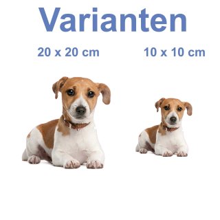 Aufkleber Hund wasserfest Familie Aufkleber Haustier lächeln Tier Wel, 4,74  €
