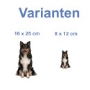 Tier Aufkleber Collie – wetterfester Hundesticker...