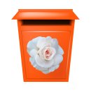 Weiße Rose Aufkleber – Elegante Blüten-Sticker für vielseitige Anwendungen