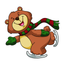 Bär Aufkleber – lustiger Eisbär-Tier-Sticker für Auto, Fenster & Co. (20 x 20 cm)