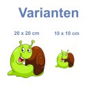 Schnecke Aufkleber – lustiger Tier-Sticker für...