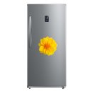 Gelbe Dahlie Aufkleber – Wetterfeste Blüten-Sticker in 2 Größen