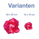 Rote Rose Aufkleber – Wetterfester Blumenschmuck...
