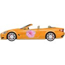 Aufkleber Sticker Rosa Damast-Rose Blume selbstklebend Autoaufkleber Blumenwiese Album Dekoration Set Car Caravan Wohnwagen wetterfest
