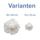 Weiße Rose Aufkleber – Elegante Blüten-Deko für Fenster & Co.