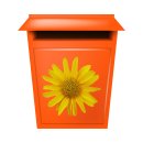 Gelbe Arnika Aufkleber – wetterfeste Blumensticker für vielseitigen Einsatz (10 x 10 cm)