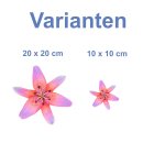 Violette Lilie Aufkleber – Wetterfester...