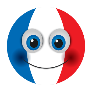 Frankreich Aufkleber – Wetterfeste Sticker für Innen & Außen