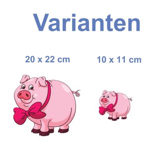 2x Herz-Aufkleber 7,5 Cm – Niedliche Rosa Schweinefarm-Tier-Motive Für Laptop, Kühlschrank & Scrapbooking