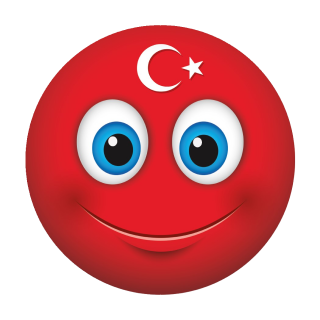 Türkei Aufkleber – Wetterfester Sticker für Innen- und Außenbereich (10 x 10 cm)