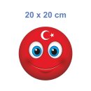 Türkei Aufkleber – Wetterfester Sticker für Innen- und Außenbereich (20 x 20 cm)