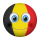 Belgien Aufkleber – wetterfester Länder-Sticker für vielseitige Anwendungen (10 x 10 cm)