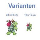 Tier Aufkleber – süße Schildkröte...