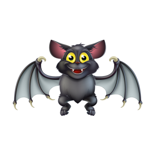 Fledermaus Tier Aufkleber – wetterfester Sticker für Fenster, Auto & Co. (30 x 17 cm)