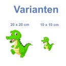 Krokodil Aufkleber – lustiger Tier Sticker,...