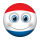 Niederlande Smile Aufkleber – Wetterfester Sticker für Innen und Außen (10 x 10 cm)