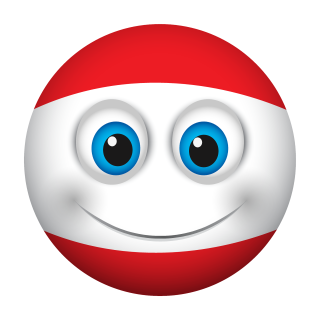 Österreich Aufkleber – Wetterfester Sticker für Innen und Außen