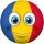 Aufkleber - Rumänien - Sticker wetterfest Autoaufkleber Fußball Sticker Wohnmobil Fanartikel Mülltonnenaufkleber Wohnwagen Smile