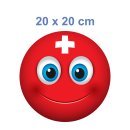 Schweiz Aufkleber – wetterfeste Sticker für Innen und Außen (20 x 20 cm)