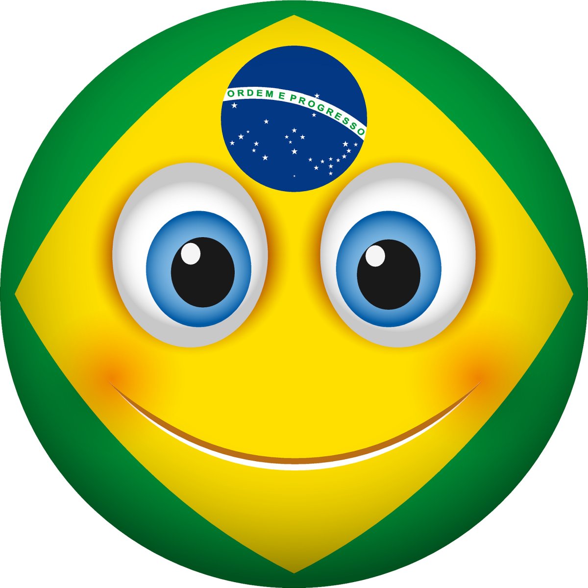 Aufkleber-Folie Brasilien Flagge (15 Cm) – Wetterfest, UV- & Waschanlagenfest Für Auto, Fenster & Mehr