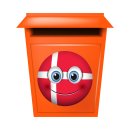 Dänemark Aufkleber – Wetterfester Sticker in verschiedenen Größen