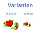 Tier Aufkleber – Lustiger Bücherwurm &...