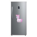 Tier Aufkleber – süßes Einhorn Sticker, wetterfest & UV-beständig (20 x 24 cm)