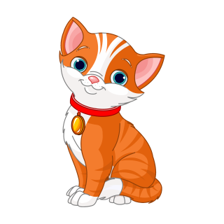Tier Aufkleber – süßer Katzen Sticker, wetterfest & UV-beständig (16 x 29 cm)