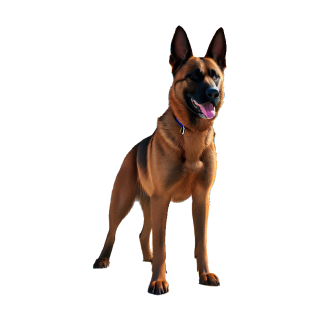 Malinois Hundeaufkleber Set – wetterfeste Sticker für Auto & Co.