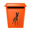 Malinois Hundeaufkleber Set – wetterfeste Sticker für Auto & Co. (14 x 7 cm)