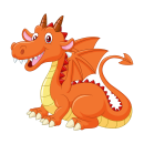 Tier Aufkleber Drache – Wetterfester...