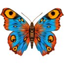 Wunderschöner Aufkleber - Schmetterling Pfauenauge -...