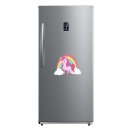 Smile Aufkleber – Einhorn mit Regenbogen, mädchenhafter Sticker für Auto & Co. (12 x 9 cm)