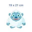 Monster Aufkleber – lustiger Yeti Sticker für Auto, Fenster & mehr (19 x 21 cm)