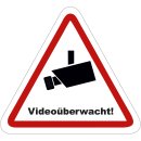 Videoüberwachung Aufkleber – wetterfester...