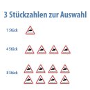 Videoüberwachung Aufkleber – wetterfester Warnsticker für Innen & Außen (23 cm 1 Stück)