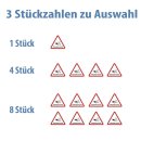 Videoüberwachung Aufkleber – wetterfester Warnsticker für Innen & Außen (2,7 cm 1 Stück)