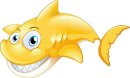 Haifisch Aufkleber Sticker Fische Heckscheibenaufkleber selbstklebend Autoaufkleber Sticker für Kinder Hai Dekoration Set Car Wohnwagen wetterfest