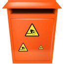 Videoüberwachung Aufkleber – Warnhinweis Sticker in Signalgelb von Kleberio (10 cm 4 Stück)