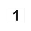 Hausnummernschild aus Aluminium 13 x 11 cm –...