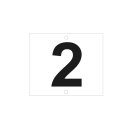 Hausnummernschild aus Aluminium 13 x 11 cm –...