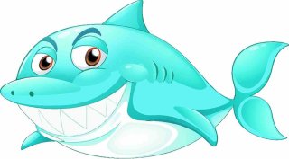 Haifisch Haifisch Aufkleber Sticker Fische Heckscheibenaufkleber selbstklebend Autoaufkleber Sticker für Kinder Set Car Wohnwagen wetterfest