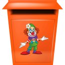 Aufkleber Sticker Clown Circus Sticker für Kinder selbstklebend Autoaufkleber Bild Dekoration Set Car Motorradhelm Caravan Wohnwagen