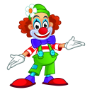 Clown Fun Aufkleber – bunter Sticker für Auto,...