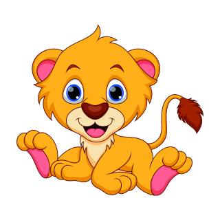 Löwe Aufkleber – niedlicher Tier-Sticker für Auto, Fenster & mehr