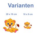 Löwe Aufkleber – niedlicher Tier-Sticker...