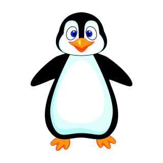 Pinguin Aufkleber – süßer Tier-Sticker für Auto, Fenster & Co.