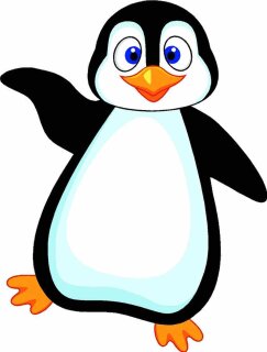 Pinguin Aufkleber Sticker Heckscheibenaufkleber selbstklebend Autoaufkleber Sticker für Kinder Dekoration Wohnwagen wetterfest 20 x 14 cm