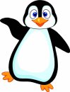 Pinguin Pinguin Aufkleber Sticker Heckscheibenaufkleber selbstklebend Autoaufkleber Sticker für Kinder Dekoration Set Car Wohnwagen wetterfest 20 x 14 cm