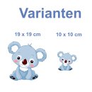 Koalabär Aufkleber – niedlicher Tier-Sticker...